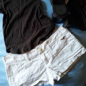 Hollister SoCal Stretch White Womens Shorts
